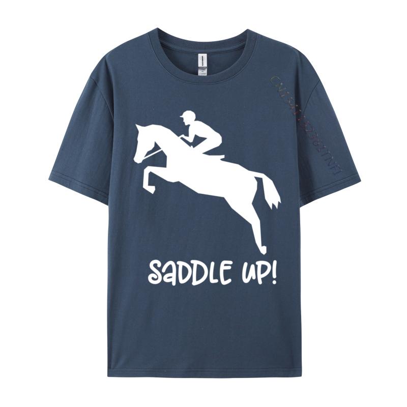 Equestrian Jumping Horse Design Music Education Coffee Music Teacher Plain Combed Cotton Tees Birthday Tee-Shirt Hot Sale