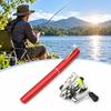 Telescopic Spinning Reel Combo Kit Mini Fishing Rod Kit Fishing Rod Reel Combo  Saltwater Fishing