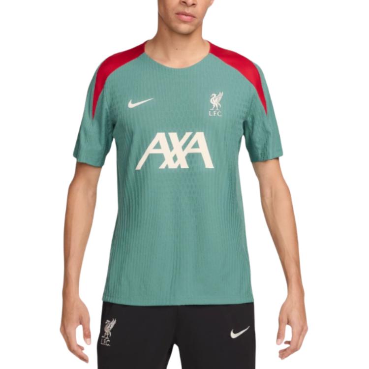 

Nike Ливерпуль Dri-FIT ADV FC 24/25 Элитная тренировочная Удобная Стильная Универсальная Футболка с коротким рукавом Мужские топы Зеленый FN9260-362 M