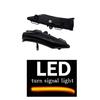 For Ford Fiesta Mk8 ST Line MK8 Flasher Indicator Blinker Side Rearview Turn Signal Light Smoked Lens LED Side Mirror Lamp Amber