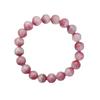 Cherry Blossom Rain Rose Pyroxene Bracelet Ice Species Floating Flower Natural Crystal Bracelet Women'S Round Bead Beaded Jewelry