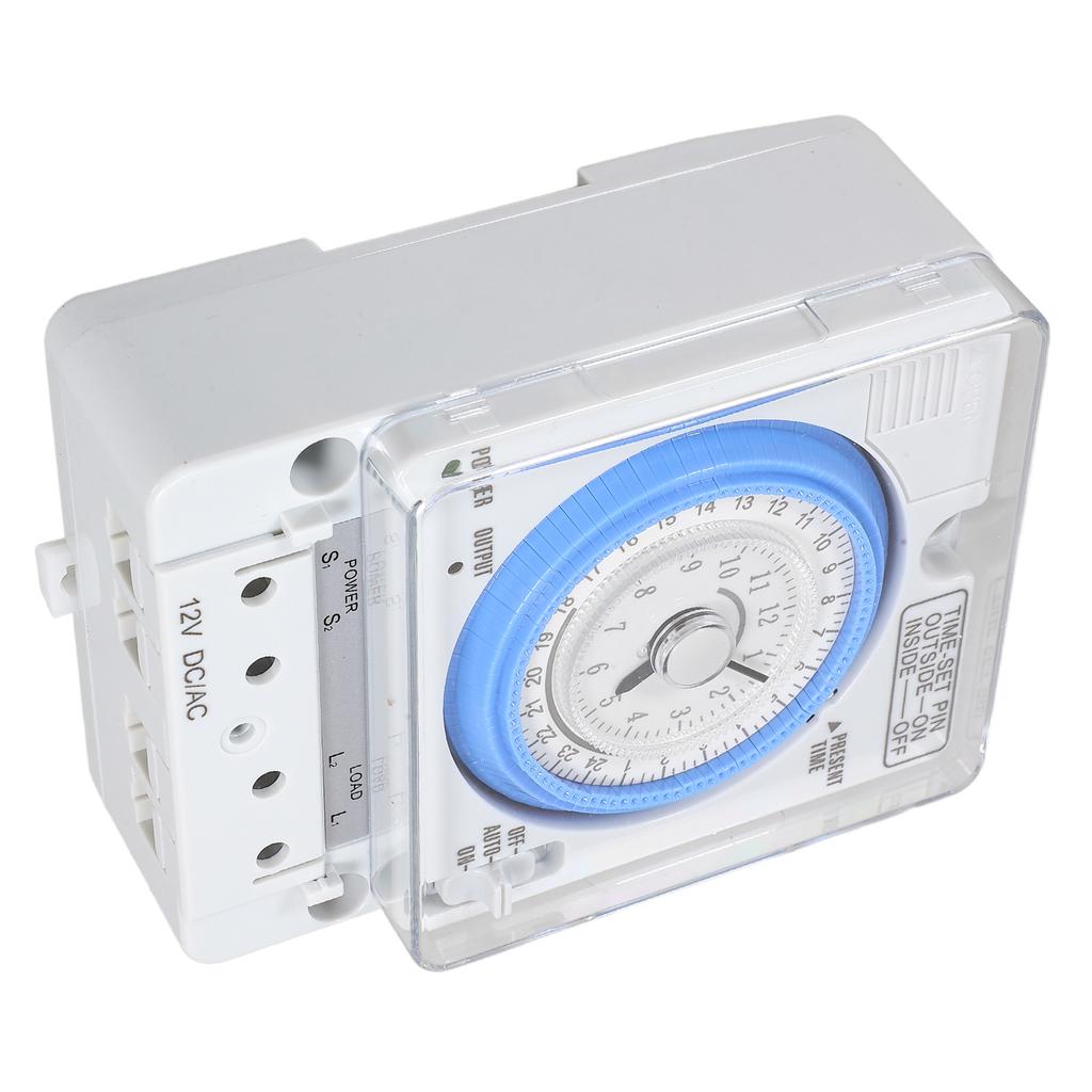 Mechanical Timer White Portable Precise Timer for Home Kitchen Cooking Baking Countdown Time Control Switch 36vac Dc