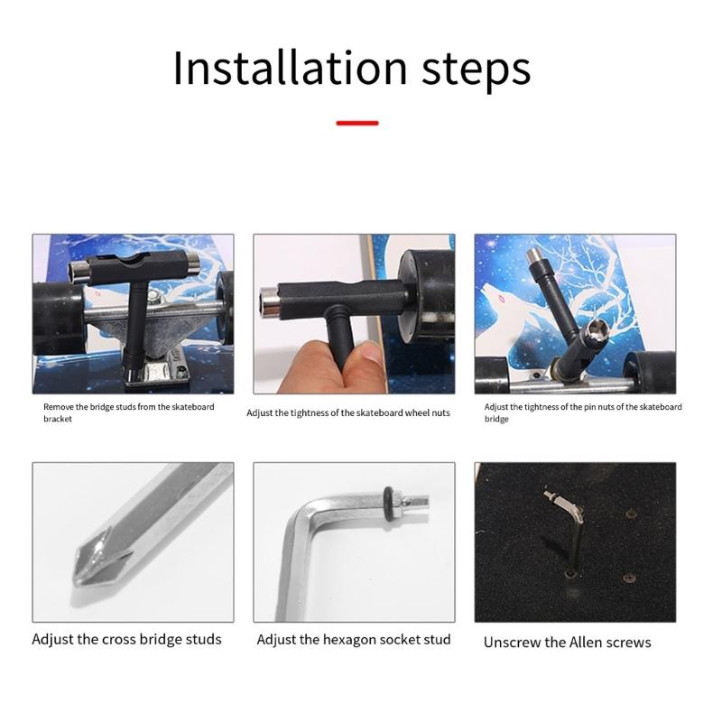 Beginner Friendly Skateboard Aluminum Universals Longboards Skate Board Brackets Skateboard Hardware Accessory