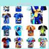 Stijlvol Sonic The Hedgehog Kinder T-shirt Met Kleurrijk Cartoon Design Voor Jongens En Meisjes