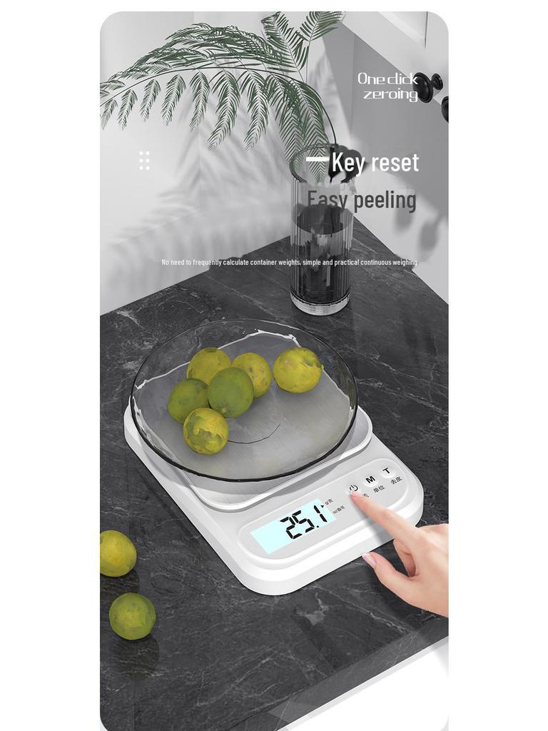 Beiyue High-Precision Stainless Steel Kitchen and Coffee Scale - 0.1g Accuracy