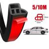 Durable 5/10M Car Door Seal Strips 2 Layer Rubber Car Silent Sealing Strip Heat Insulation Dustproof Car Door Seal Automobiles