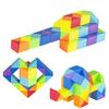 Dingsheng 24 a 36 48 60 72 Segmentů Kouzelné Pravítko Had vícebarevné 3D puzzle Fidget hra Fidge Kostka Twist Transformovatelná Dětské Puzzle