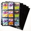 Trading Card Refills, Card File, Compatible with 2-, 3-, and 4-Hole Cards, 9 Pockets On One Side, 18 Pockets On Both Sides, Card Sheet Storage for Pok
