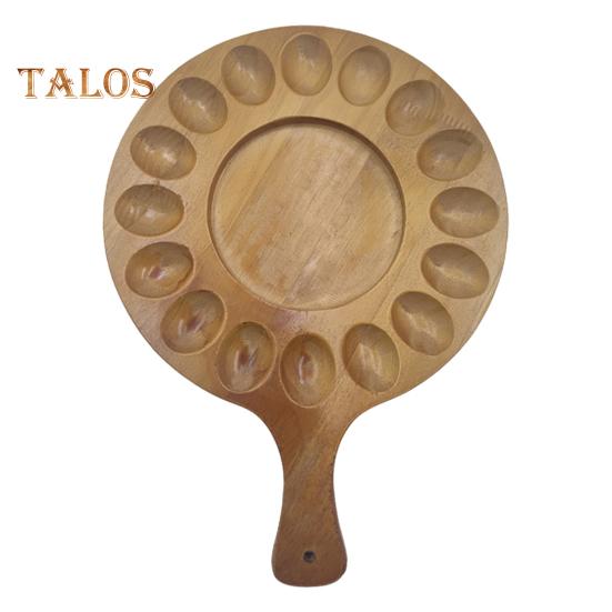 

Подставка для яиц на 16/24 ячейки, фаршированные яйца или сыр, деревянная подставка для яиц, многоцелевая пасхальная тарелка для яиц A