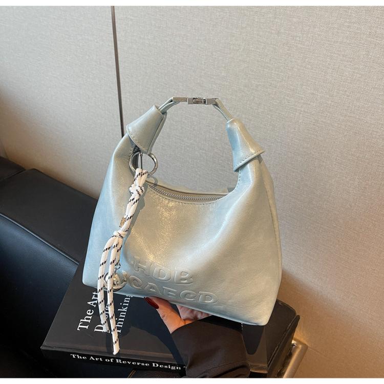 

Высококлассная нишевая сумка женская весенне-летняя новая модная на плечо сумка-мессенджер женская сумка-пельмень синий