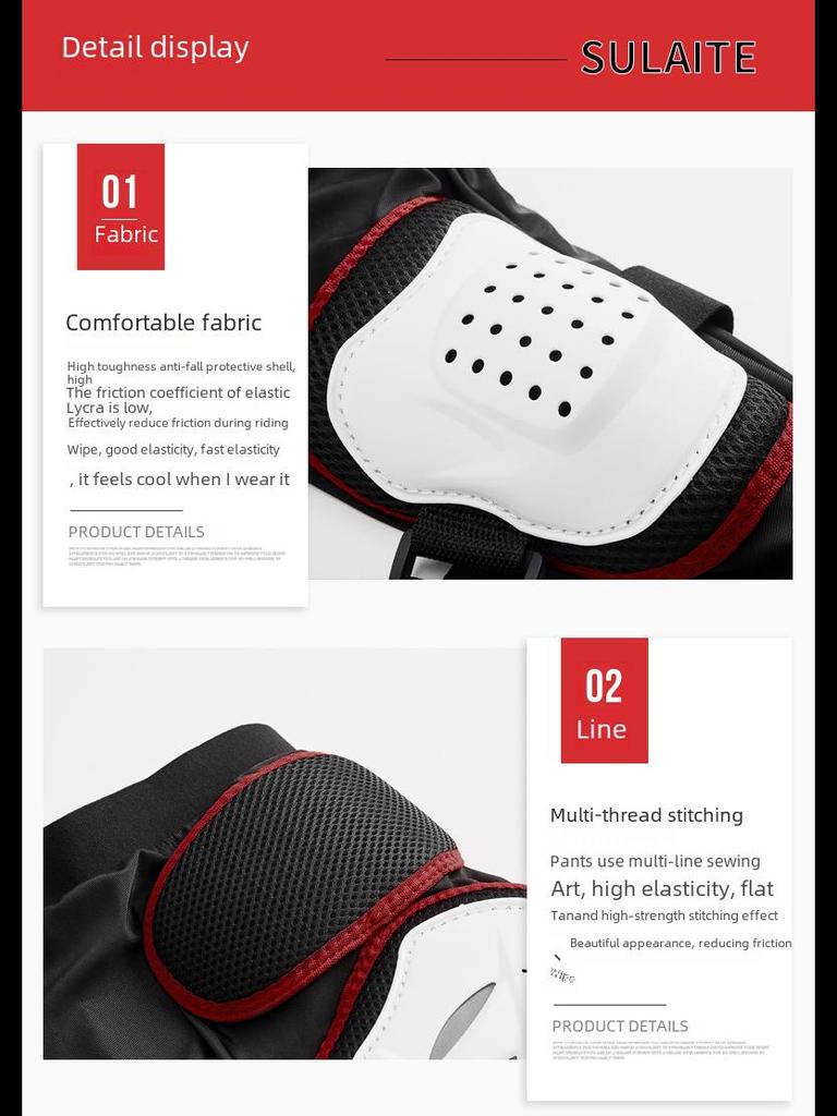 Kalhoty SULAITE Off-Road Motorcycle Armor - extrémní sportovní kladka proti pádu a kolizi