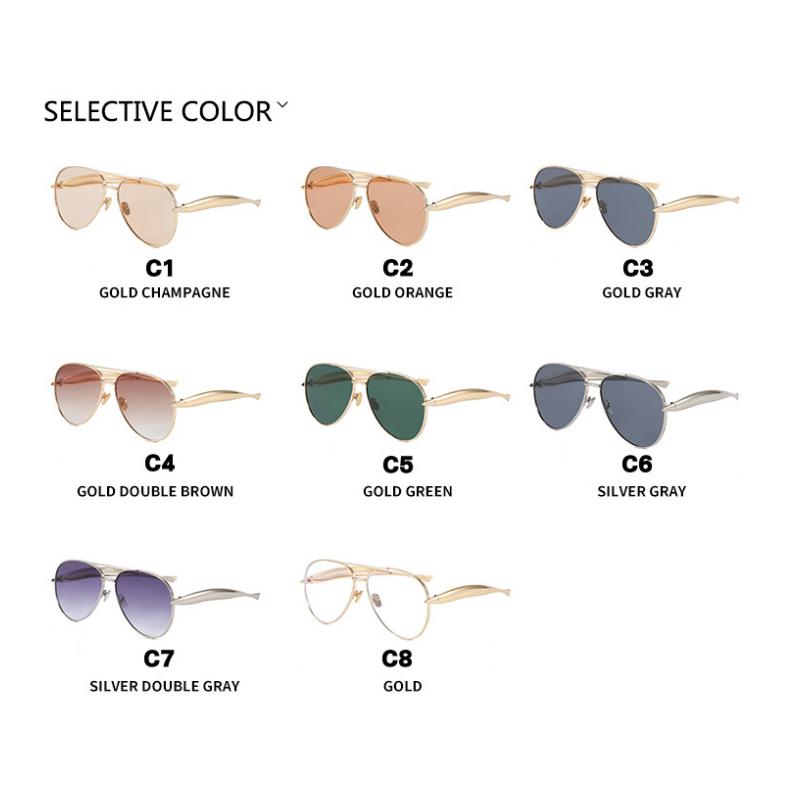 Lunettes de soleil pour femmes, lunettes de soleil rétro en métal pour hommes.