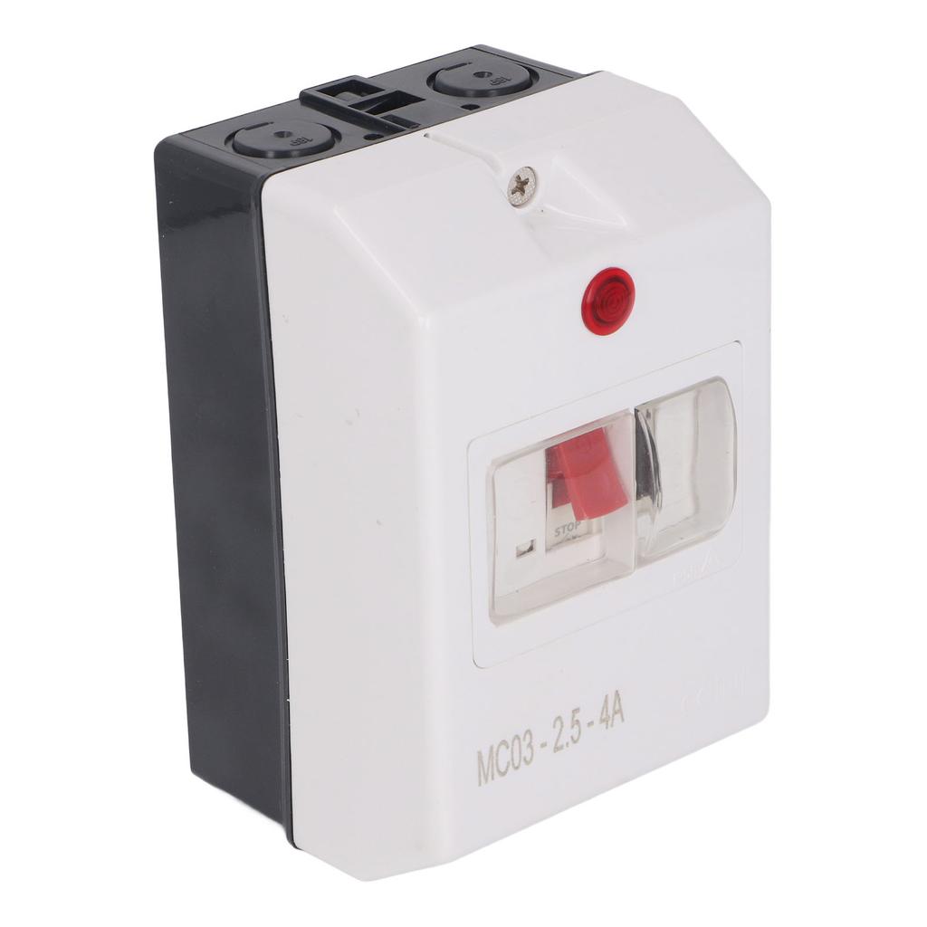 Motor Circuit Breaker IP55 Waterproof Motor Protector Switch with Signal Light 2.5‑4A 230 240V 400 415V 500V 690V