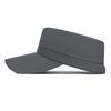 Spring Summer Cap Men Quick-Drying Flat Cap Solid Color Outdoor Removable Hat Top Sports Sunshade Sunscreen Empty Cap