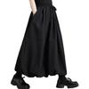 RoyzTocz Long Fluffy Balloon Loose Slimming Skirt with Casual Skirt for Cute Skirt for and Black Women's Midi-Length Skirt, Skirt, Fit, Pockets,