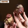 Cute Capibala Guinea Pig Yixing Purple Clay Animal Capybara Tea Pet Boutique Tea Spirit Tea Figurine Play Toys Tea Zisha Statue