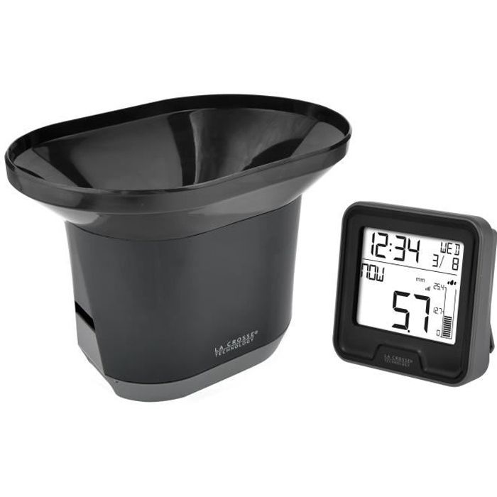 Pluviomètre électronique La Crosse Technology WS9003 Noir