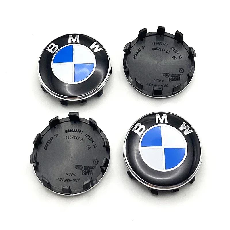 2026 Hot 4PCS 56/60/68mm Car Hub Cap Decor Sticker Badge Wheel Center Covers Decal Auto Accessories For BMW M E36 E46 E60 E90 F10 E36 G20