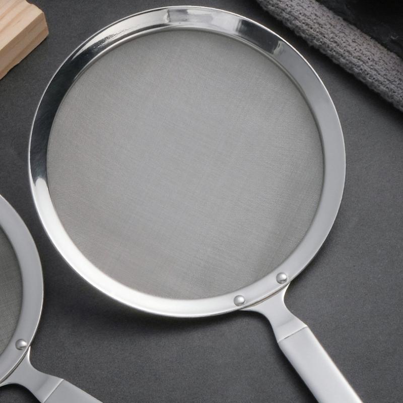 Nerezová filtrační lžíce HANYANG 304 Pěnová lžička na horký hrnec Lžíce pro domácnost Zahuštěné smažení na pěnovou lžičku