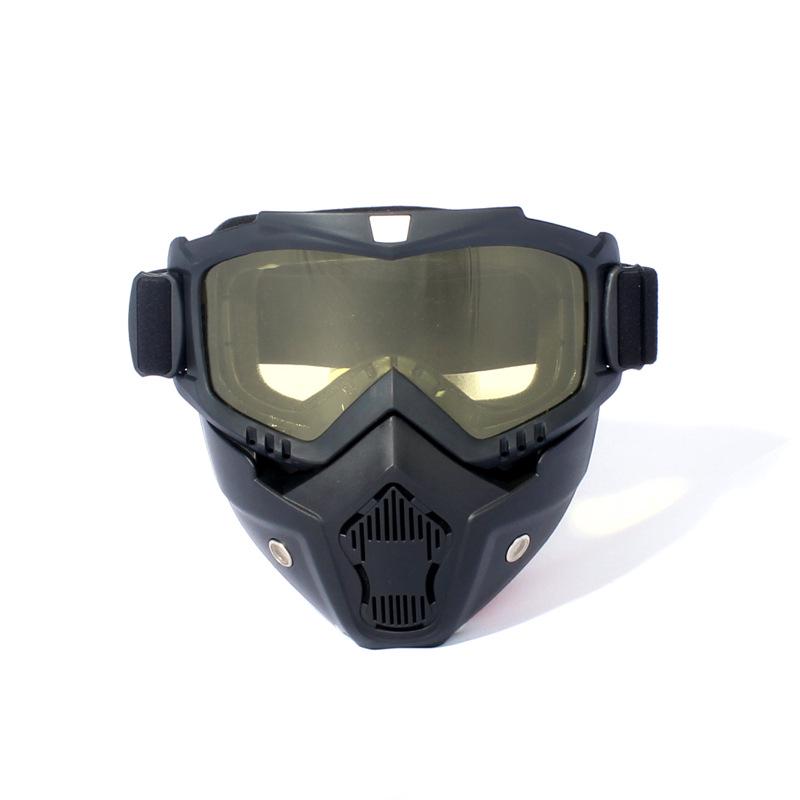 Outdoor fietsbril Winddicht Ski Snowboard Sneeuwscooter Gezichtsmasker Bril