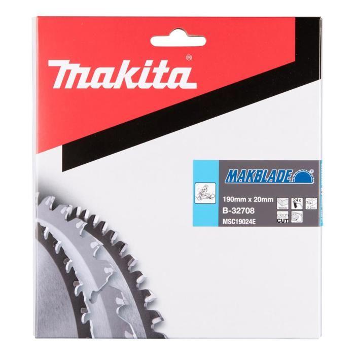 Makita MAKBLADE lame de scie 190x20x24Z MAKBLADE lame de scie 190x20x24Z