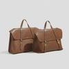 2024 High-End Retro Briefcase Backpack: Large-Capacity Commuter Tote & Laptop Bag