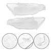 1 Pair Transparent PC Headlight Covers for BMW: Front Car Headlight Shell