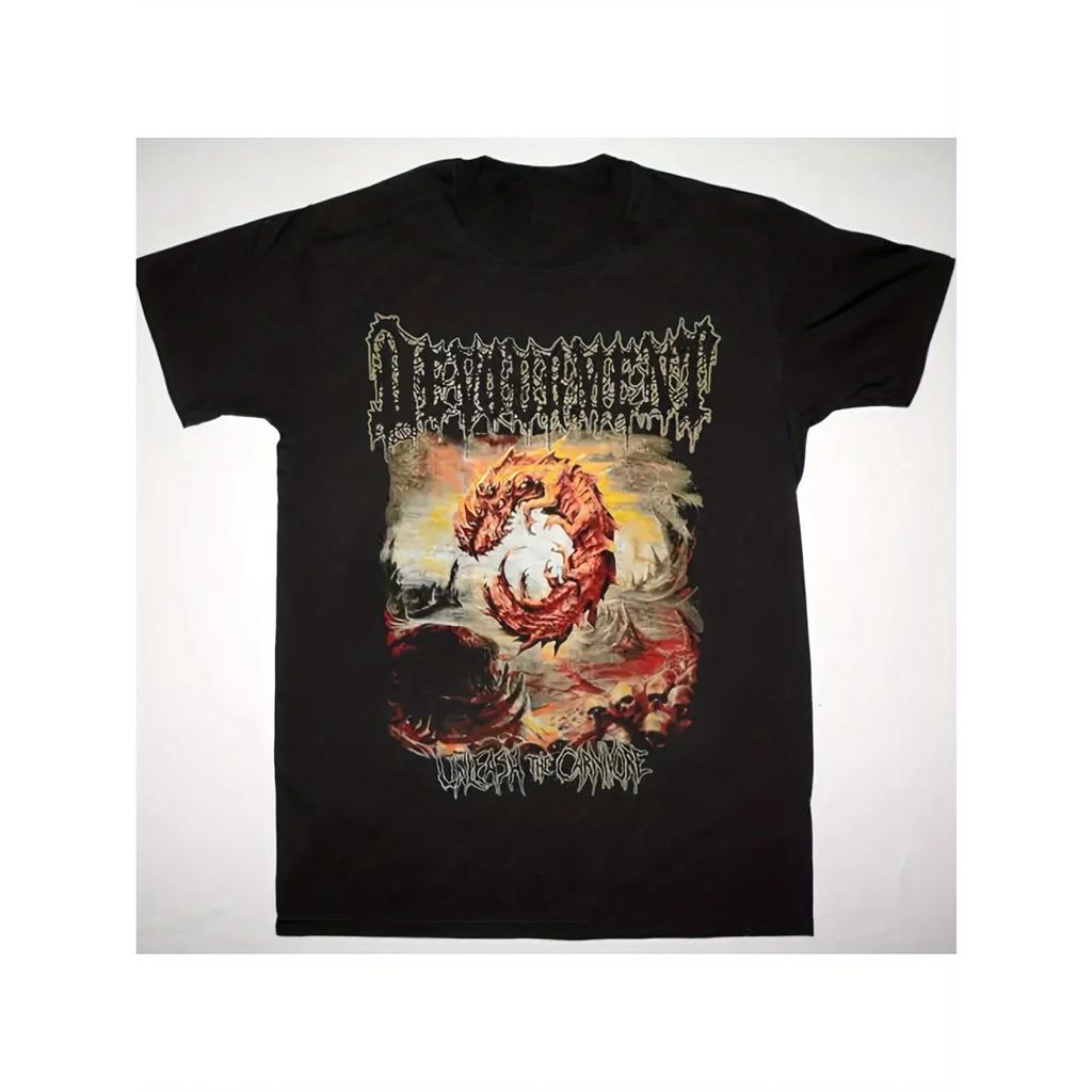 DEVOURMENT 22 T-Shirt 2026 Neues Herren T-Shirt Vier Jahreszeiten Bequemes Bedrucktes T-Shirt Täglicher Spaß Kurzarm