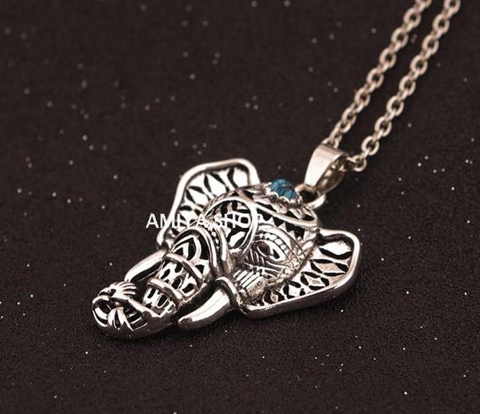 Bohemian Elephant Ethnic Retro Necklace - Clavicle and Sweater Chain