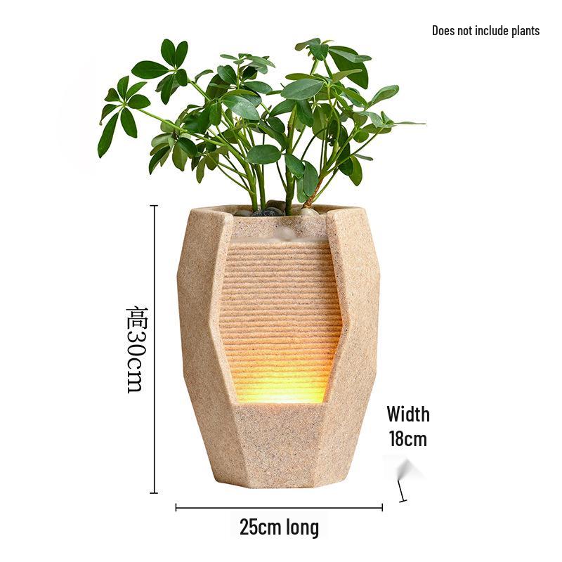 

Flowing Water Ornament: Modern Minimalist Decoration for Living Room, Entrance, or Office - Perfect for Housewarming or Opening Gifts