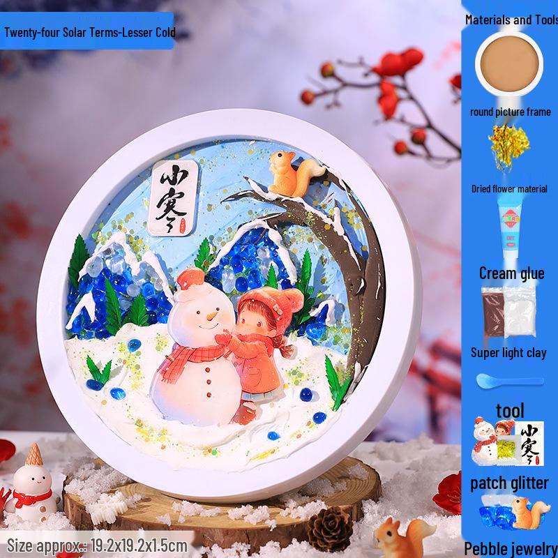 Children's DIY Creative Plate Painting Kit - Shell Design Ornaments