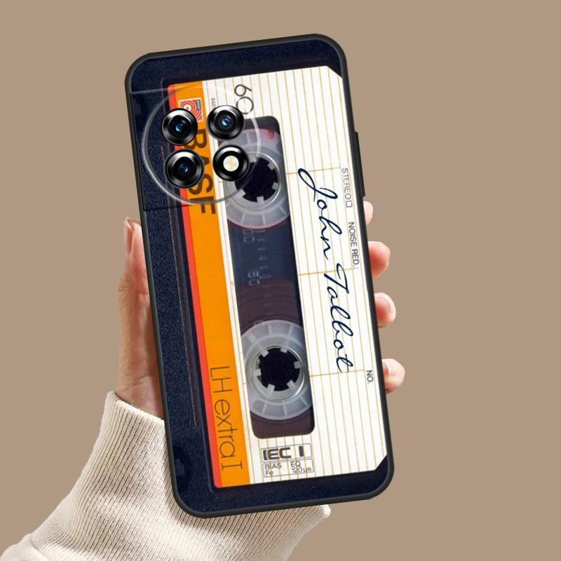Art Cassette Tape Design Case For OnePlus Nord CE 5 2 3 4 Lite N30 OnePlus 13 11 12 15 13T 13R 10T 12R 9 10 Pro Cover