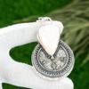 Scolecite Stone 925 Silver Anniversary Bezel Mother Art Deco New Pendant Jewelry