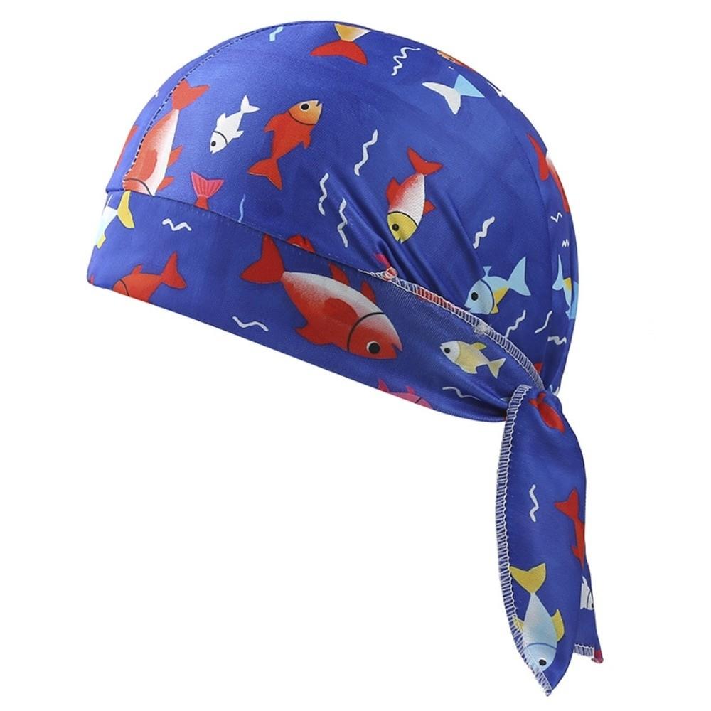 Paisley Print Bandana Headscarf Breathable Pirate Hat Fashion Accessory Bandana Hat  Sports Style 2