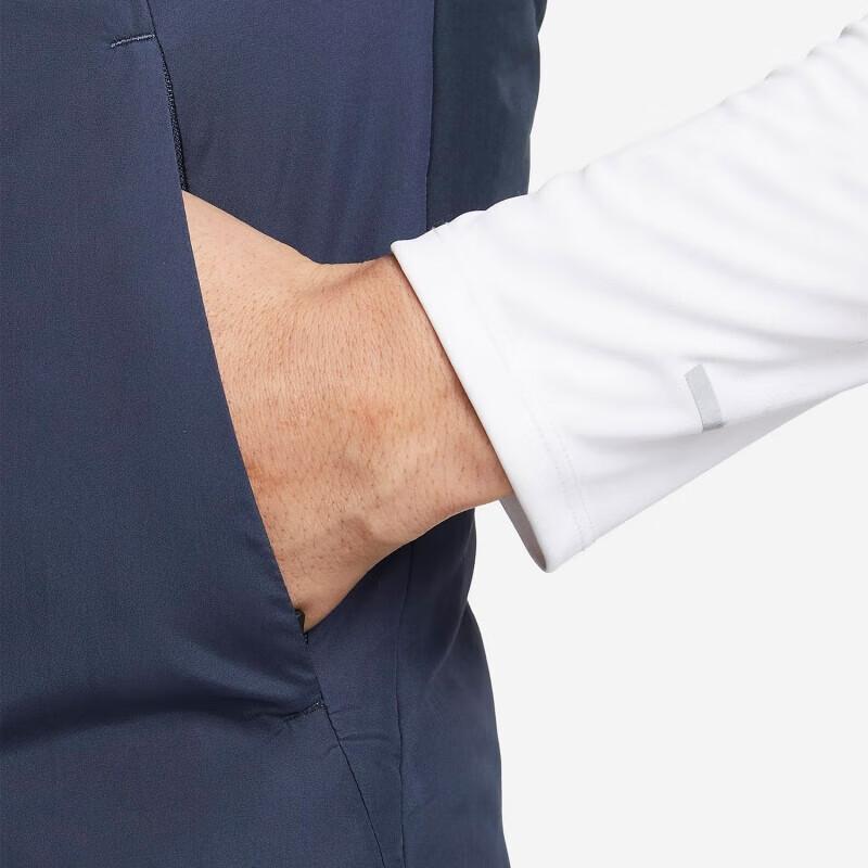 Nike Therma-Fit Wygodna Kamizelka Zapinana na Zamek ze Stójką Męska Kamizelki Niebieska DD5648-475