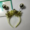 Star Headband Disco Photo Props Fun Headband Party Blingbling Karaoke Party Hair Hoop Tinsel for Christmas Stage