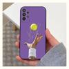 Tennis Sport Phone For Samsung S22,S25,S24,S23,Ultra,FE,Plus,S21,S20,S10,S9,Lite,Soft Silicone Black