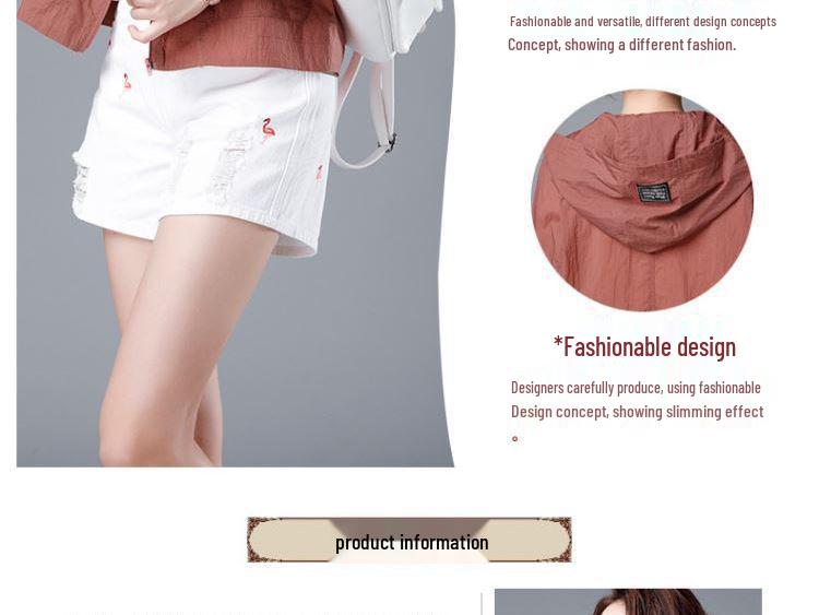 Wszechstronna Damska Kurtka Ochronna Przed Słońcem - Krótka, Oddychająca, Modna, Wiosna/Lato 2023