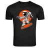 Astronaut Skateboard Robber Space Skater Funny Graphic T-Shirt