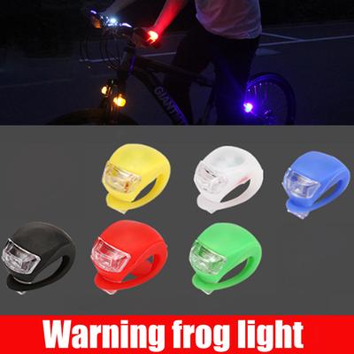 Bicycle Lights Portable Frog Lights Night Riding Warning LED Colorful Lights Road Mountain Bikes Taillights Bicycle Accessories