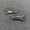 Für Kawasaki Ninja ZX-4R ZX-4RR ZX4R ZX-25R -2024 -2024 Kohlefaser Fußpedal Fersenschutzplatten 3K Motorradteile