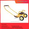 Children's Double Pedal Tricycle with Basket for Outdoor Play