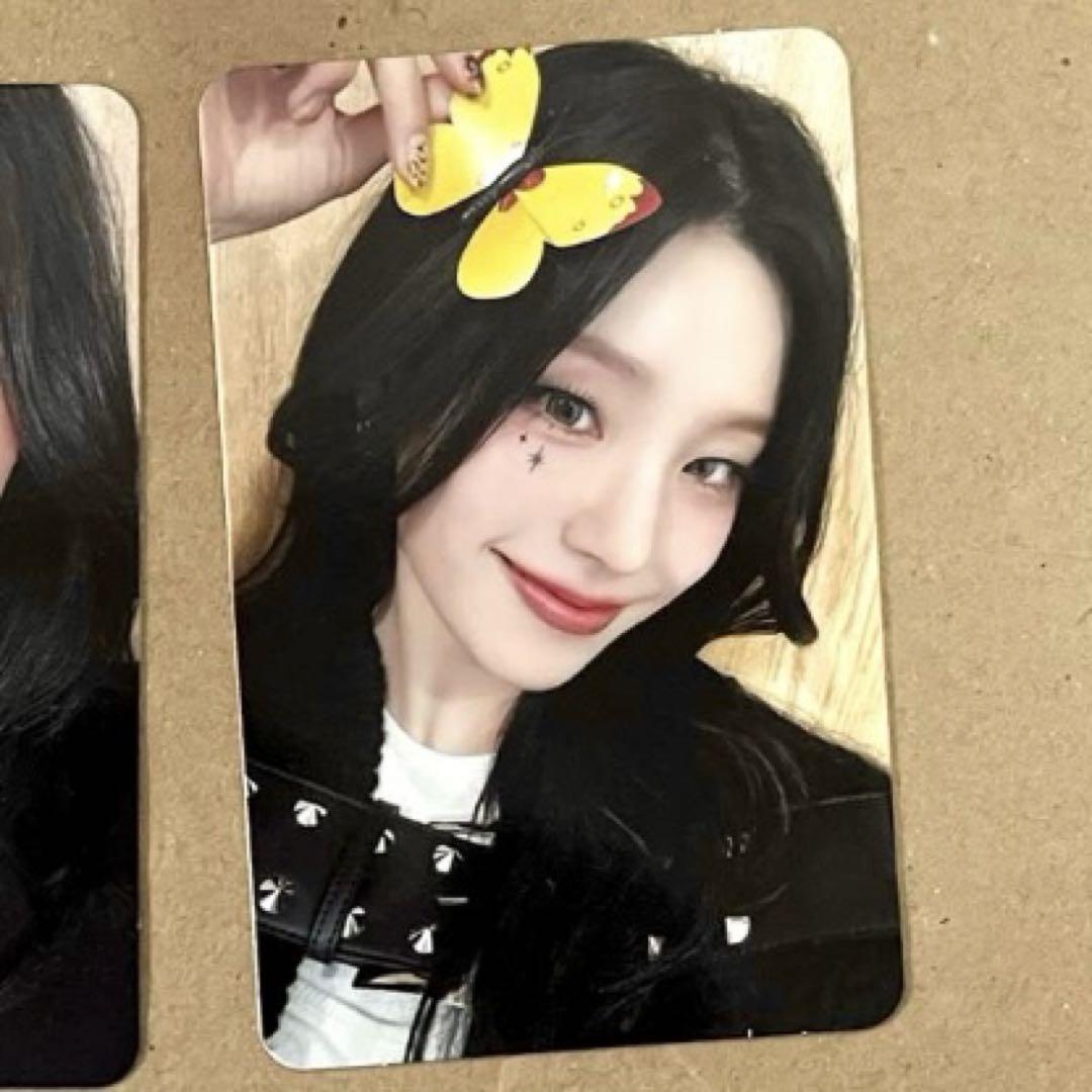 

[USED] ITZY GOLD makestar limited edition butterfly trading card