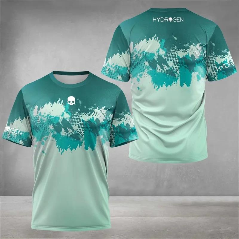 

High-quality men s and women s universal printed sports shoes, T-shirts, quick-drying summer badminton T-shirts, 2025 motorcycle S