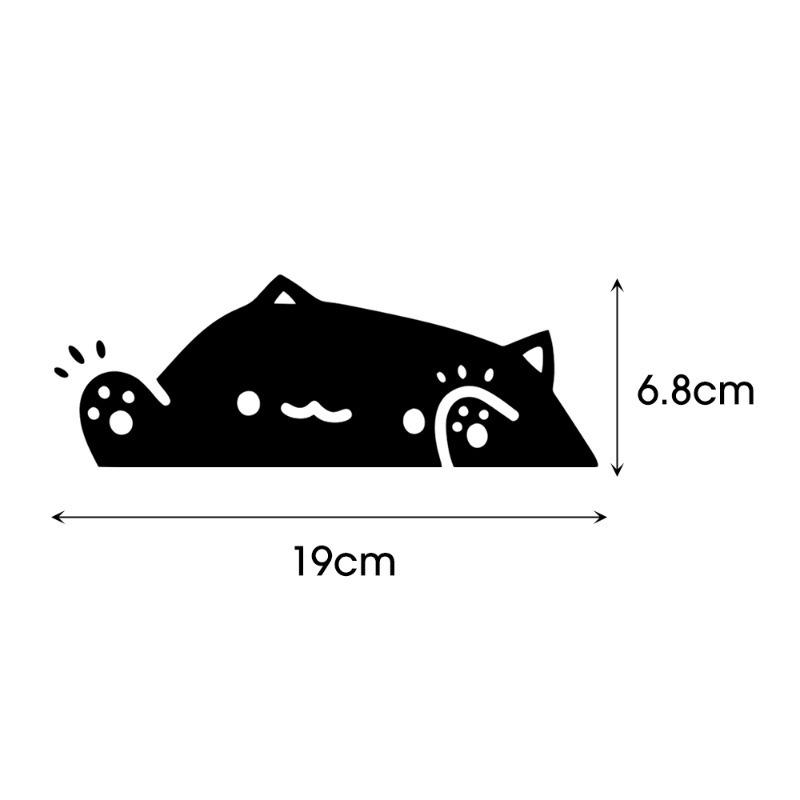 Kawaii Katzenaufkleber, Auto-Karosserie-Cartoon-Tieraufkleber, Notebook-Telefon-Laptop-Tagebuch-Dekorationsaufkleber für Mädchen und Frauen