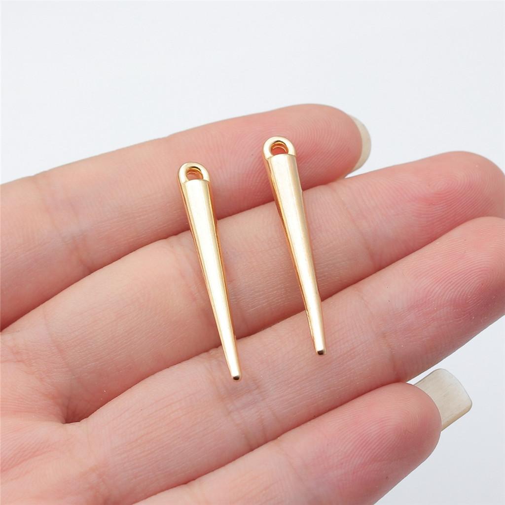 Accessories Parts Cone Shape Pendant End Beads Vintage Jewelry Supplies SA051