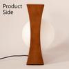 Wood Night Light Morden Art Creative Desk Lamp Minimalist Elegant Small Bedside Lamps Home Beside Desktop Mood Light Decoration