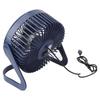 Kleiner Luftzirkulator Ventilator 2 Einstellbare Geschwindigkeiten Blau Tragbar Wiederaufladbar USB Schreibtisch Tisch Kühlventilator für Wohnheim
