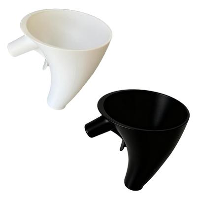 Plastic Powder Funnel Lightweight Flour Funnel Spillproof Kitchen Accessories Replacement for Kitchen Aid Artisan KSM150 5-Quart