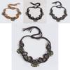 Bohemian Waist Belt Ethnic Style Handwoven With Coin And Moon Details For Vacation Wear